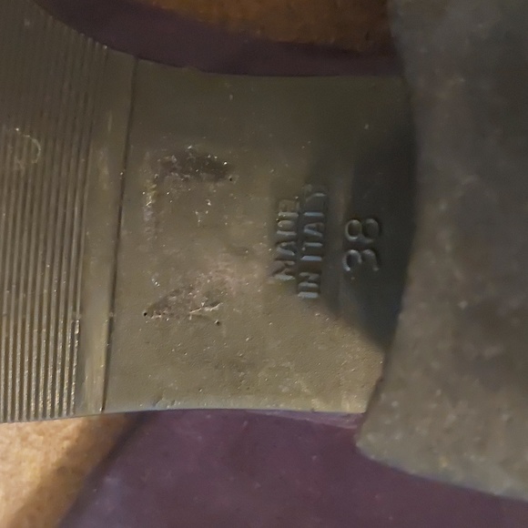 VINTAGE Dark Grey stretch Suede, Boots, Size 38 - Picture 7 of 7